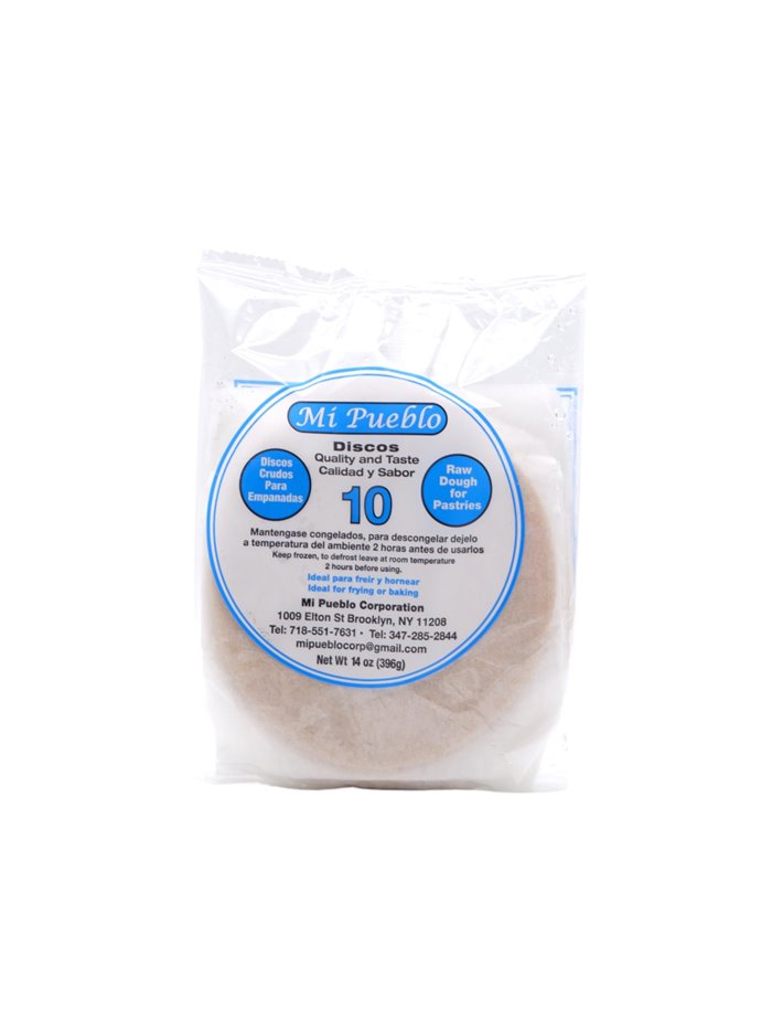 24213 - Mi Pueblo Disco Crudos Empandas Peque?�a 10 ct - Box:  - Loc: NV-3