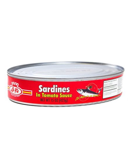 24220 - La Cena Sardines in Hot Tomato Sauce - 15oz. - Box:  - Loc: H7