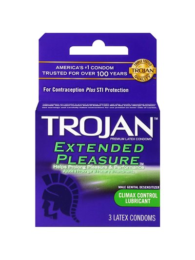 24404 - Trojan Extended Pleasure - 6 Pack/3ct - Box:  - Loc: K11