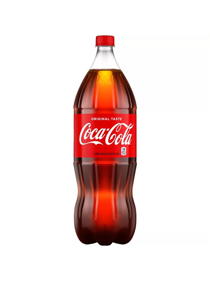 24743 - Coke ( Coca-Cola ) - 2 Lt. ( 8 Bottles ) - Box:  - Loc: D6