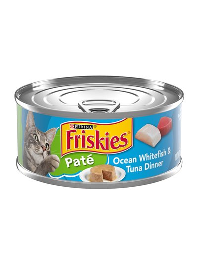 24836 - Friskies Cat Food Ocean Whitefish Tuna, 5.5 oz. - (24 Cans) 1178 - Box:  - Loc: E13