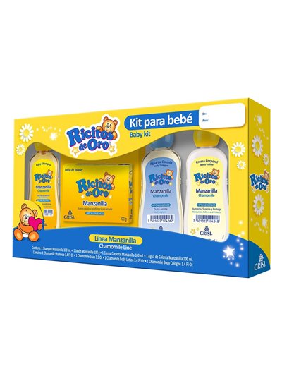 25060 - Ricitos de Oro Chamomile Gift Set - 4pcs - Box:  - Loc: J1