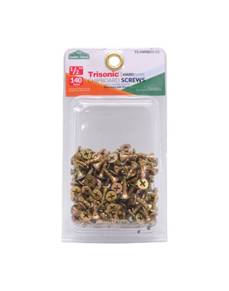 25070 - Trisonic Chipboard Screws 1/2" ( TS-HW8810-05 ) - 140g - Box:  - Loc: A2