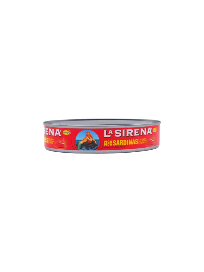 25290 - La Sirena Sardines in Spicy Tomatoe Sauce - 7.05 oz. - Box:  - Loc: M3