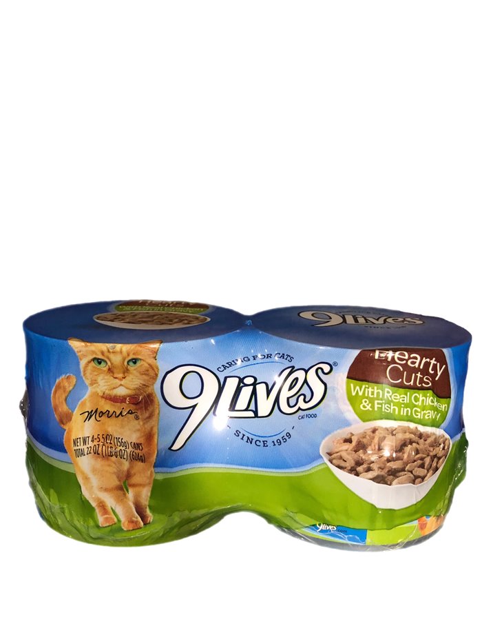 25658 - 9Lives  Chicken & Fish Dinner - 5.5 oz - (Case Of 24) - Box:  - Loc: A8