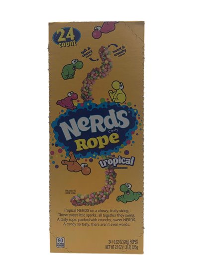 25738 - Nerds Rope, Tropical - 24 Count - Box:  - Loc: L10