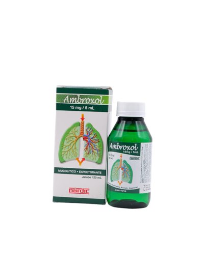 25617 - Ambroxol Mucoliticos Expectorant  Jarabe -  120ml - BOX: 12