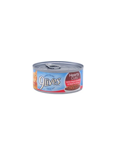 25963 - 9Lives  Beef / Chicken Dinner - 5.5 oz - (Case Of 24) - Box:  - Loc: S3