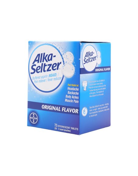 26447 - Alka - Seltzer Original - 72ct - Box:  - Loc: K1