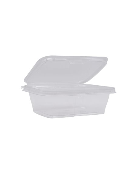 27015 - 24oz Tear Strip Clear Rectangular Container -200pcs - Box:  - Loc: 