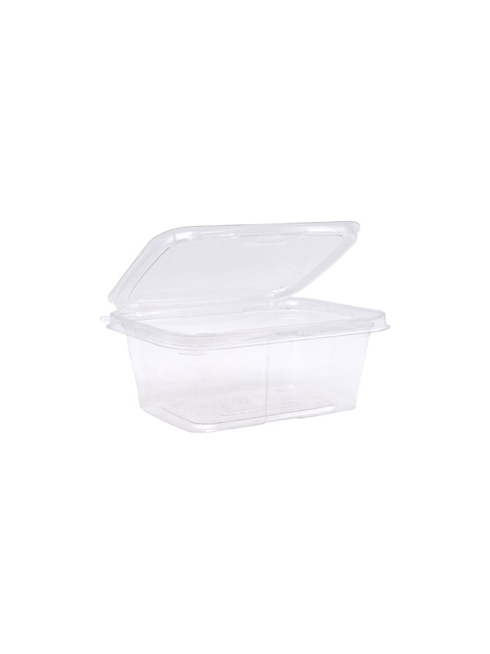 27016 - 32oz Tear Strip Clear Rectangular Container -200PCS - Box:  - Loc: A8