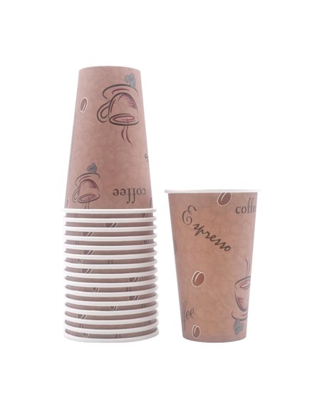 27424 - Paper Hot Cups 16oz. 1,000pcs. (20x50) - Box:  - Loc: 