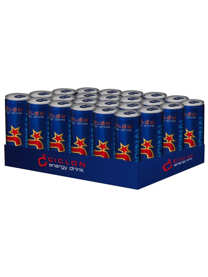125 - Ciclon Energy Drink - 8.3 fl. oz. (24 Pack) - Box:  - Loc: E4