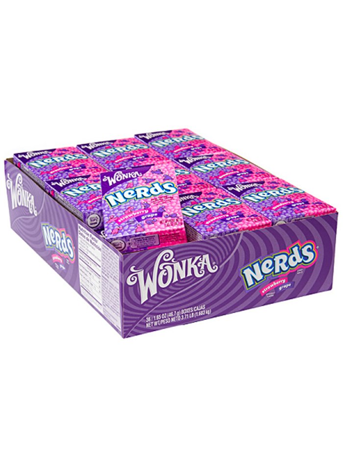 632 - Nerds Strawberry & Grape - 36ct - Box:  - Loc: L10