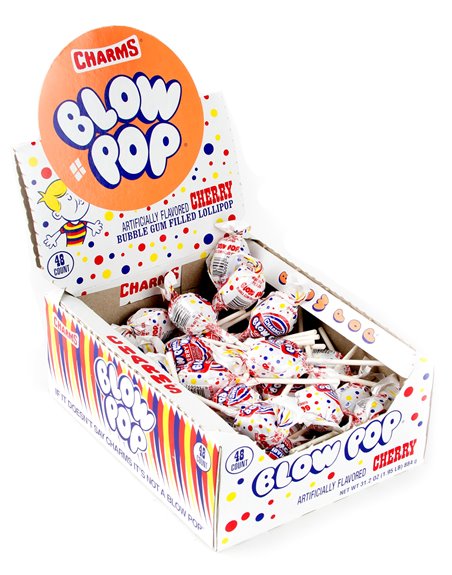 1495 - Blow Pop Cherry - 48ct - Box:  - Loc: M3