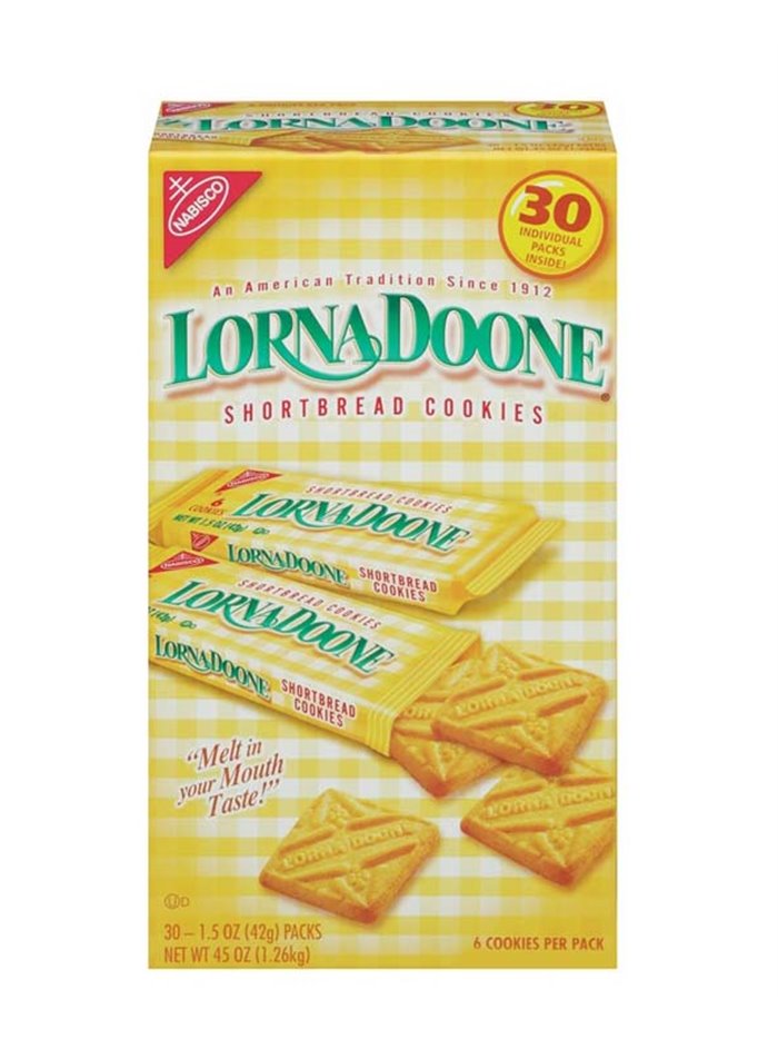 1567 - Lorna Doone Cookies - 30 Pack - Box:  - Loc: F3