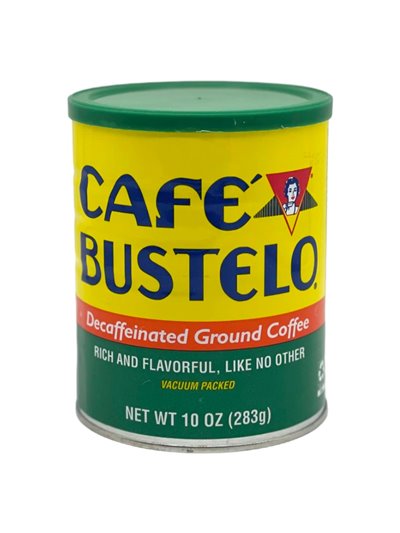 1842 - Bustelo Coffee Decaffeinated - 10 oz. (12 Cans) - Box:  - Loc: G6