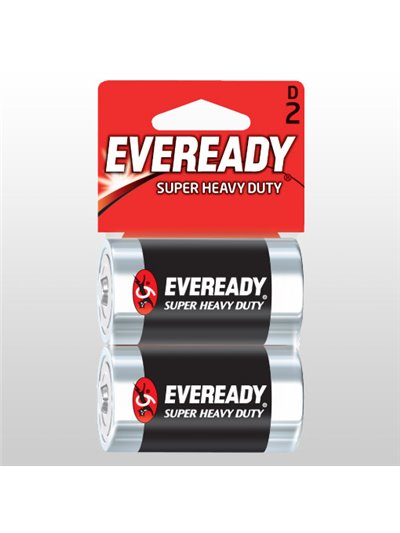 2982 - Eveready Baterries, D - 12 Pack/2ct - Box:  - Loc: J3