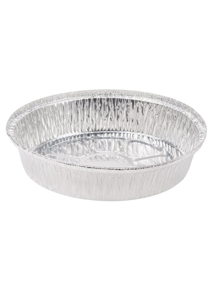 3343 - Aluminum Pan Round Plates 8" - 500ct - Box:  - Loc: N10
