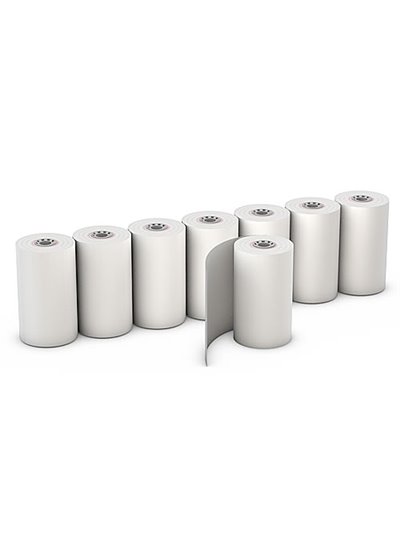 3434 - T2-1/4" Thermal Register Paper 2.25" x 80 ft. - Box:  - Loc: P0