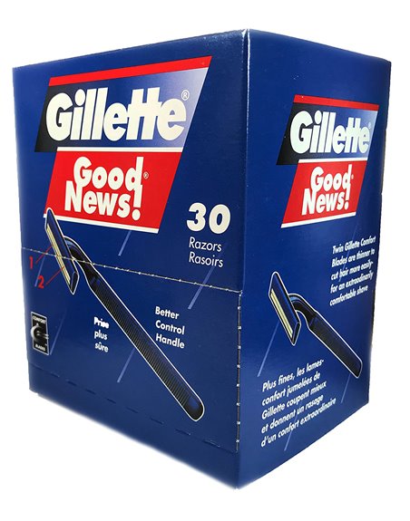 4434 - Gillette Good News! R/P - 30 Razors - Box:  - Loc: K13