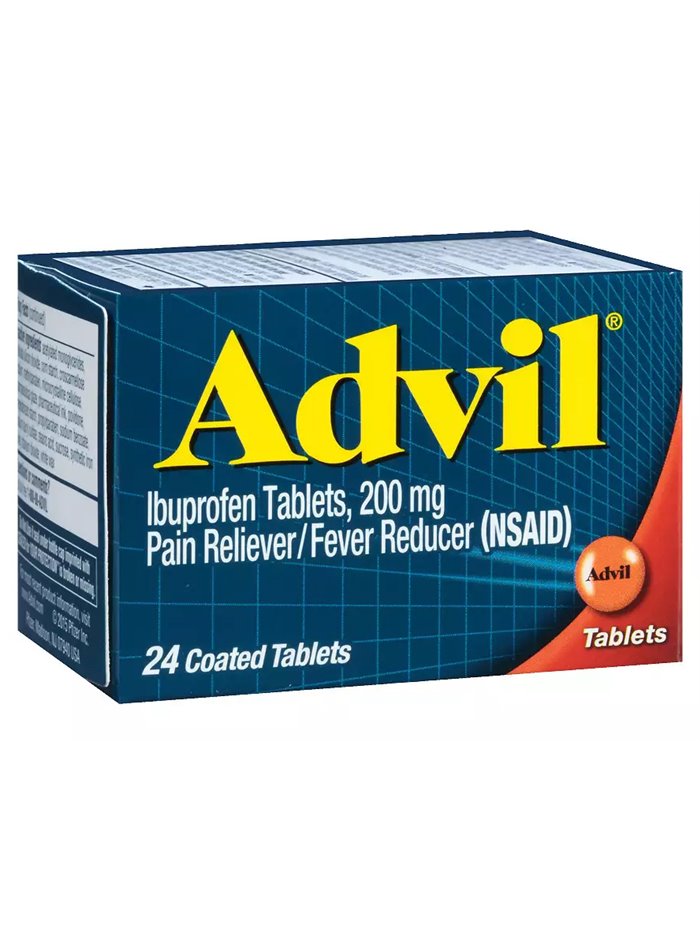 4931 - Advil Tablets 200mg - 24ct - Box:  - Loc: K1
