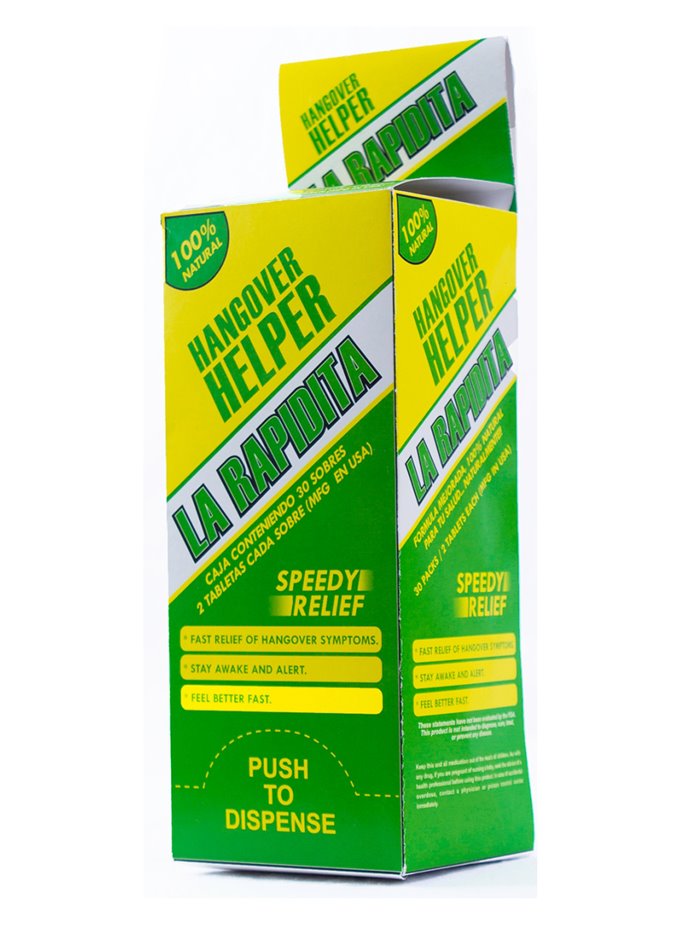 5152 - Hangover Helper La Rapidita - 30ct - Box:  - Loc: K5