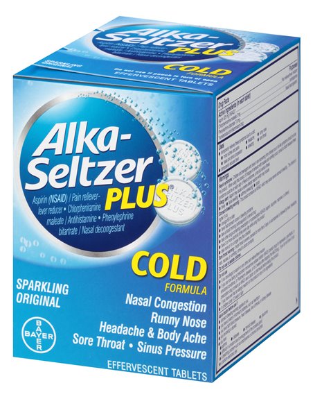 5251 - Alka - Seltzer Plus Cold - 20ct - Box:  - Loc: K1