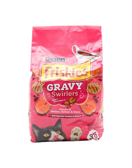 27555 - Friskies Gravy Swirler 4/3.15lb - Box:  - Loc: 