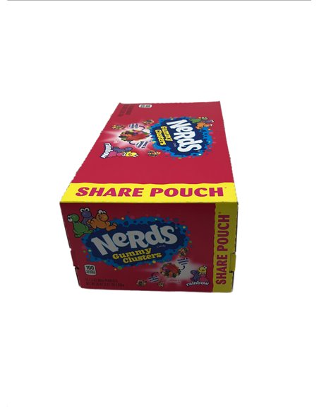 27599 - Nerds Gummy Clusters. Rainbow - 3 fl. oz. (12 Pkg) - Box:  - Loc: L10