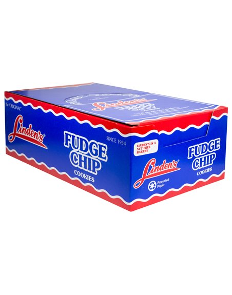 7081 - Linden's Cookies Fudge Chip - 18ct - Box:  - Loc: M4