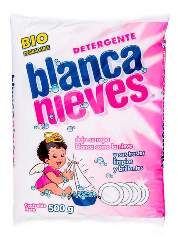 7303 - Blanca Nieves Laundry Detergent - 36 Bags/500g - Box:  - Loc: B5