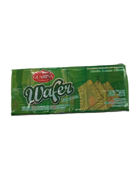 27972 - Guarina Wafer Lemon - 12 Pack/8.89 oz. - Box:  - Loc: N9