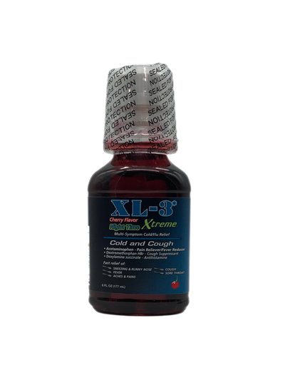 27988 - XL-3 Liquid Night Time Cold & Cough - 6 fl. oz. - Box:  - Loc: K3