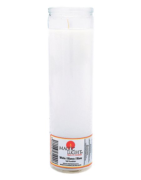 7471 - Candle 7 Days White - (Case of 12) - Box:  - Loc: A9