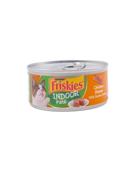28131 - Friskies Cat Food Indoor Chicken & Turkey Casserole With Garden Greens In Gravy  , 5.5 oz. - (24 Cans) - Box:  - Loc: E1
