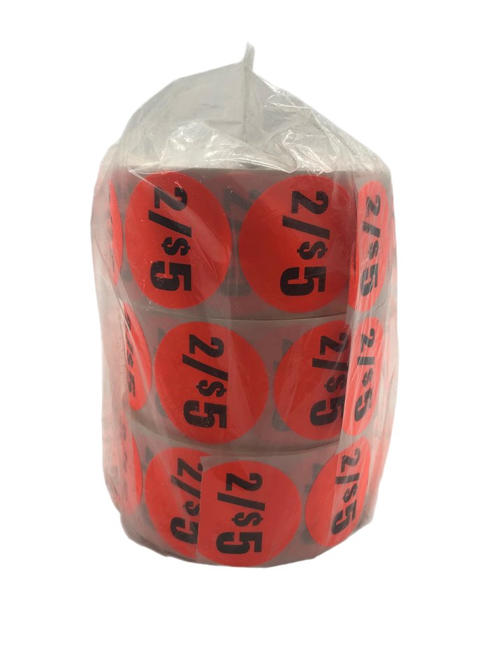 28212 - 2/$5 Label Price- 3pk - Box:  - Loc: P0