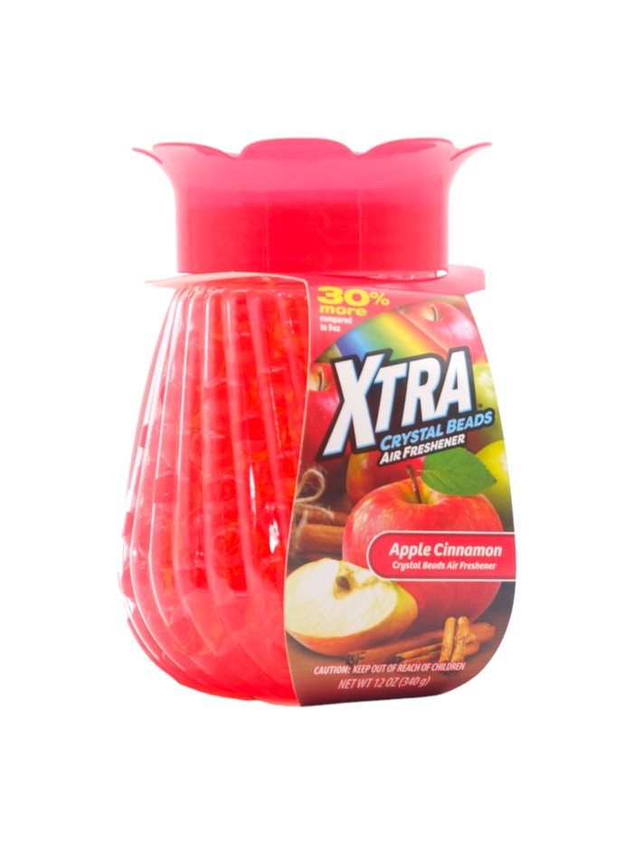 28243 - Xtra Crystal Beads Air Freshener, Apple Cinnamon - 12 oz. (Case of 12) - Box:  - Loc: 