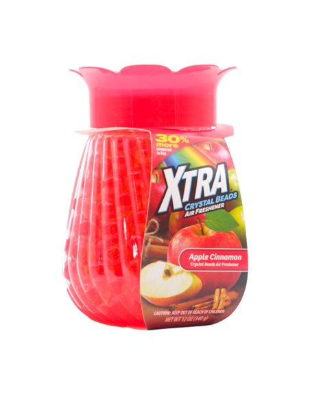 28243 - Xtra Crystal Beads Air Freshener, Apple Cinnamon - 12 oz. (Case of 12) - Box:  - Loc: 