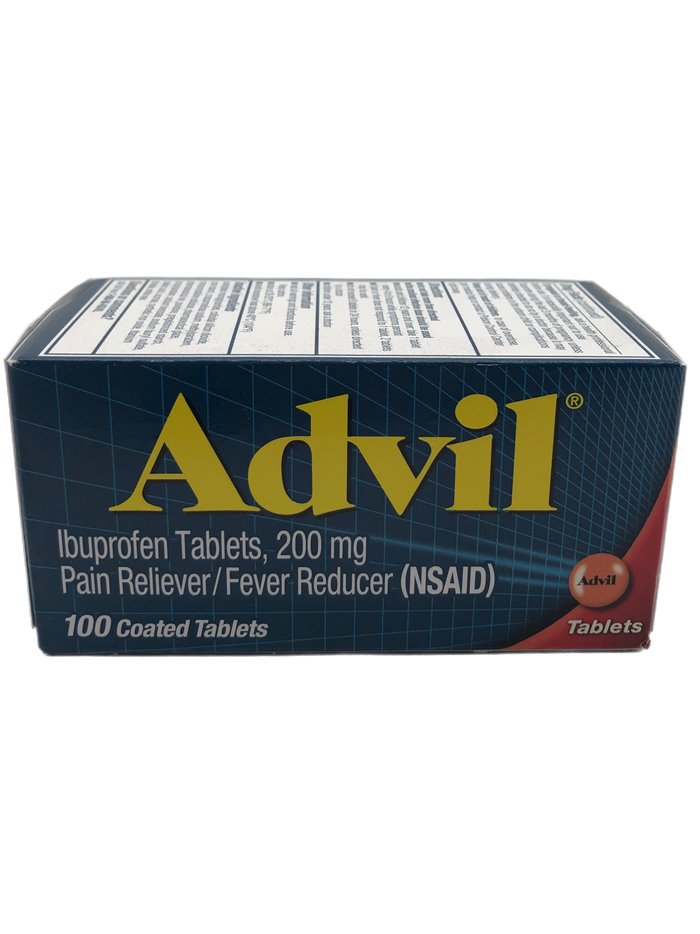 28281 - Advil Coated Tablets 200mg - 200ct - Box:  - Loc: K2