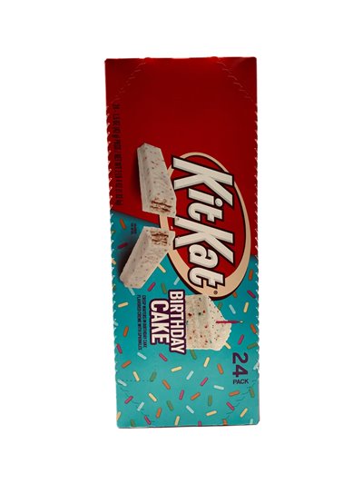 28296 - Kit Kat Bar Birthday Cake - 24ct - Box:  - Loc: M7