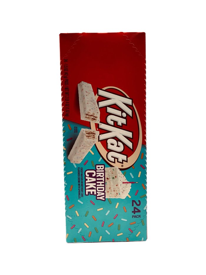 28296 - Kit Kat Bar Birthday Cake - 24ct - Box:  - Loc: M7