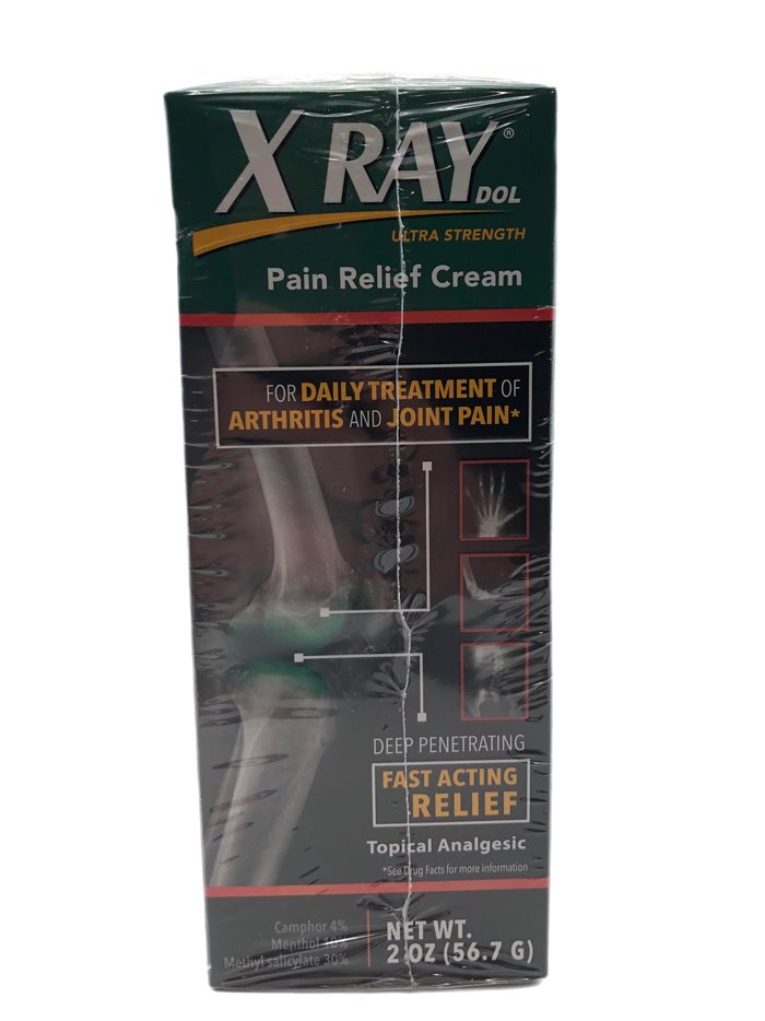 28330 - XRay Crema Para Alivio Del Dolor Articular/Artritis (Analgesico Topico). 2oz/56.7g - Box:  - Loc: 