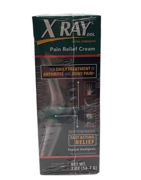 28330 - XRay Crema Para Alivio Del Dolor Articular/Artritis (Analgesico Topico). 2oz/56.7g - Box:  - Loc: 