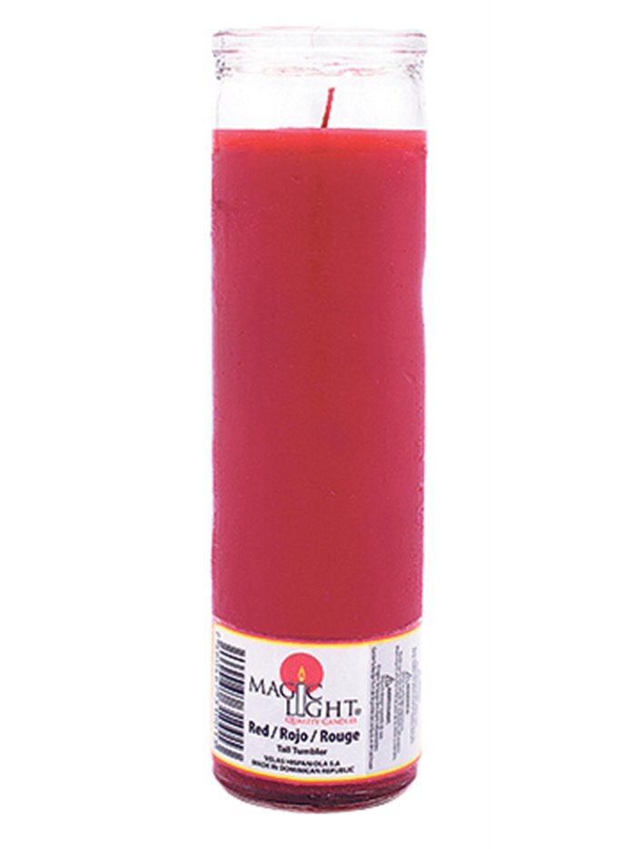 7697 - Candle 7 Days Red - (Case of 12) - Box:  - Loc: A9