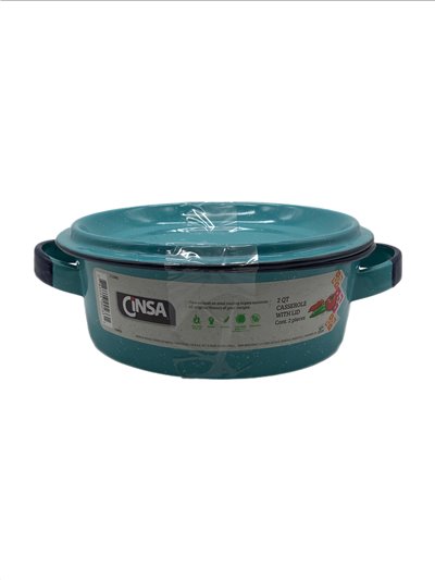 28617 - Cinsa Casserole Stock Pot W/Lid - 2 Qt. (319935) - Box:  - Loc: J9