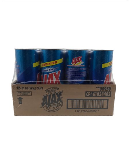 28666 - Ajax Powder With Bleach - 21 oz. (Case of 12) - Box:  - Loc: D7