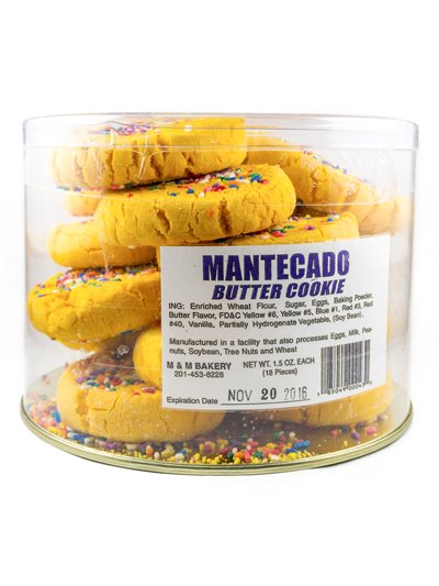 8198 - Sweet Coco Bakery, Mantecado Cookie - 1.5 oz. (18 Pieces) - Box:  - Loc: N6