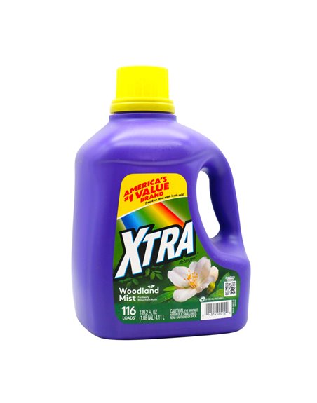 33633 - Xtra Laundry Detergent, Woodland Mist - 139 fl. oz. (Case of 4) - Box:  - Loc: C11