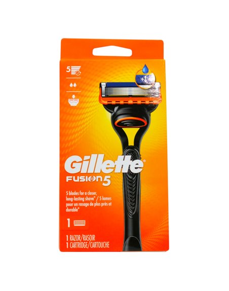 34060 - Gillette Fusion 5 Razor + 1 Razor Blade Refill. - Box:  - Loc: L0